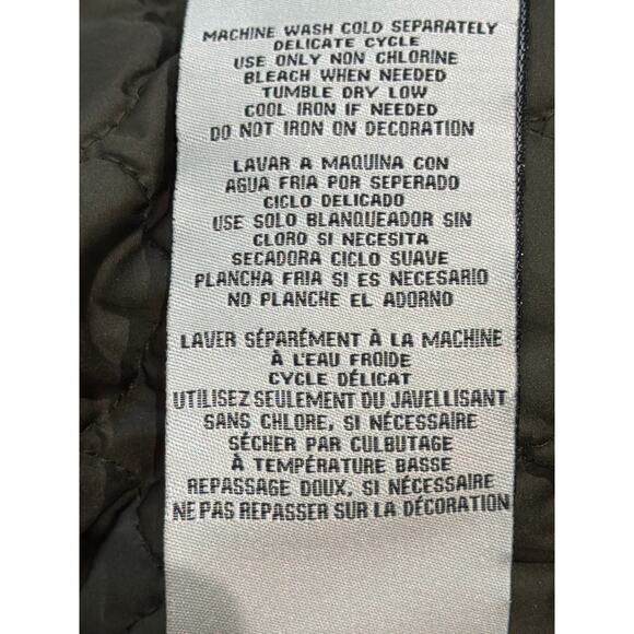 Levis Coat Parka Men XXL Blk Hooded Sherpa Lined Full Zip Snap Work Winter Field - Picture 7 of 8